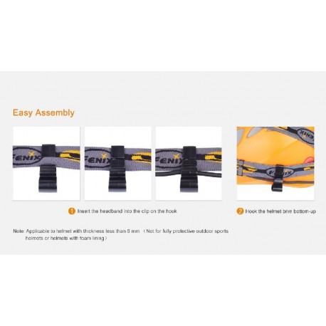 Accesorio Fénix 4 ganchos para fijación frontales al casco