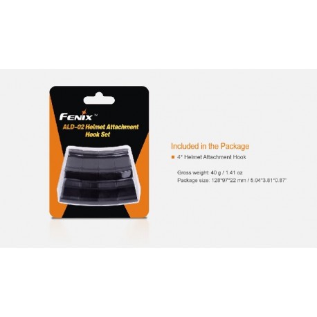 Accesorio Fénix 4 ganchos para fijación frontales al casco