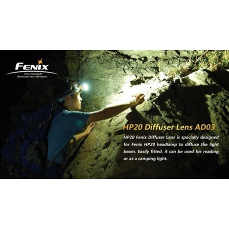 Lente Difusora Blanca Para Linternas Fenix