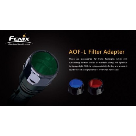 Filtro Verde Para Linternas Led Fénix FD41, RC20 y LD41 REF.AOF-LV
