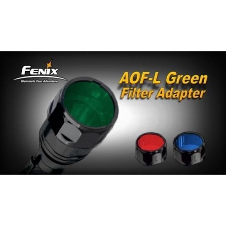 Filtro Verde Para Linternas Led Fénix FD41, RC20 y LD41 REF.AOF-LV