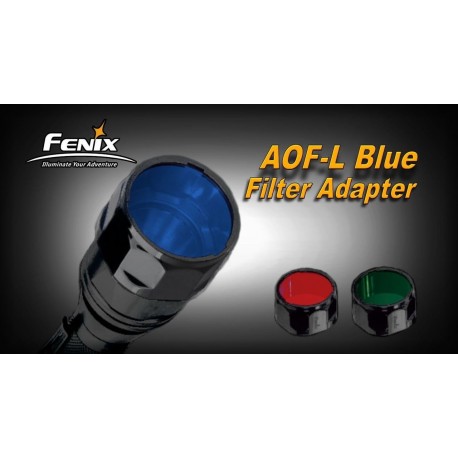 Filtro azul Para Linternas Led Fénix FD41, RC20 y LD41 REF.AOF-LA