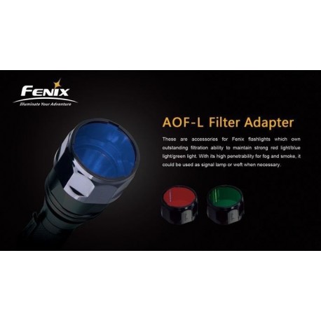 Filtro azul Para Linternas Led Fénix FD41, RC20 y LD41 REF.AOF-LA
