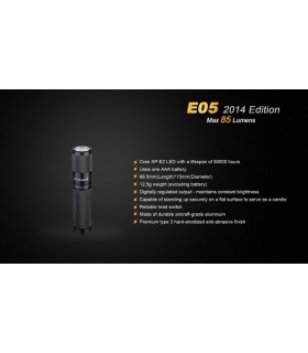Mini Linterna Led Fénix E05N 85 Lumenes Ref. E05-N