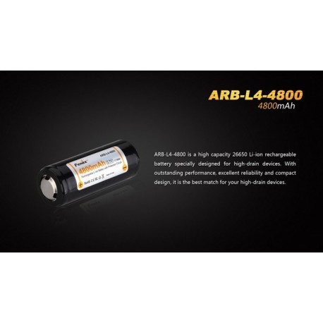 Bateria Recargable Fénix Arb-L4-4800 Alta Calidad Ion-Litio