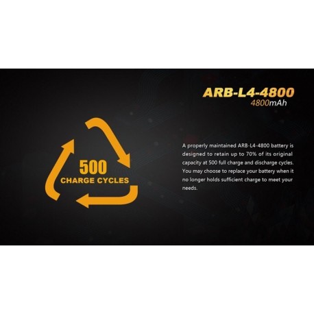 Bateria Recargable Fénix Arb-L4-4800 Alta Calidad Ion-Litio