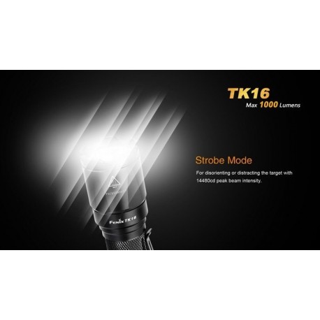 Linterna Fénix TK16 1000 lumens y 5 modos
