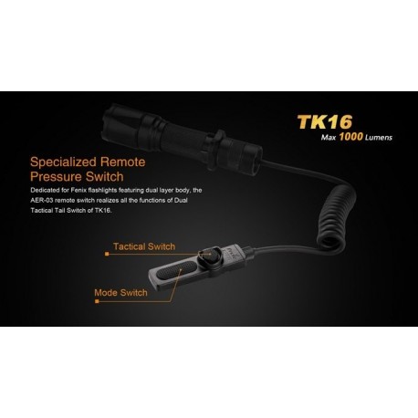 Linterna Fénix TK16 1000 lumens y 5 modos