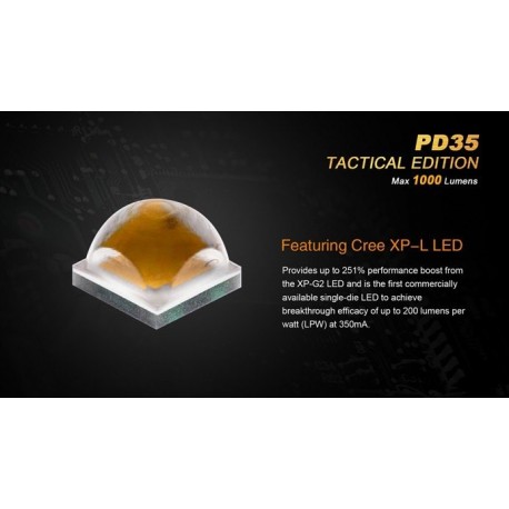 Linterna Led Fénix Pd35 Tac 1000 Lumens Y 6 Modos