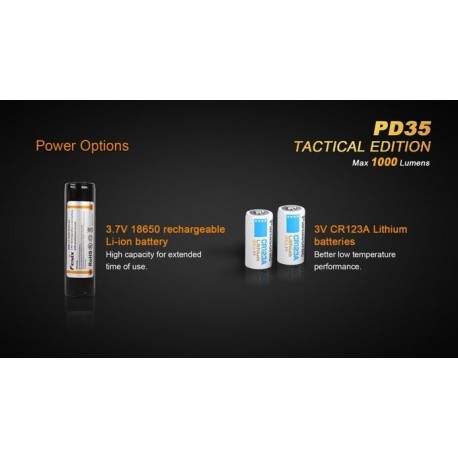 Linterna Led Fénix Pd35 Tac 1000 Lumens Y 6 Modos