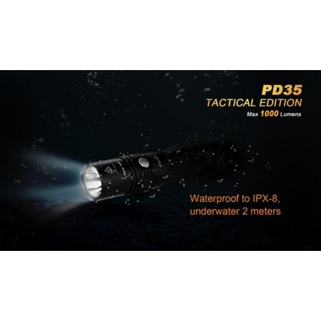 Linterna Led Fénix Pd35 Tac 1000 Lumens Y 6 Modos
