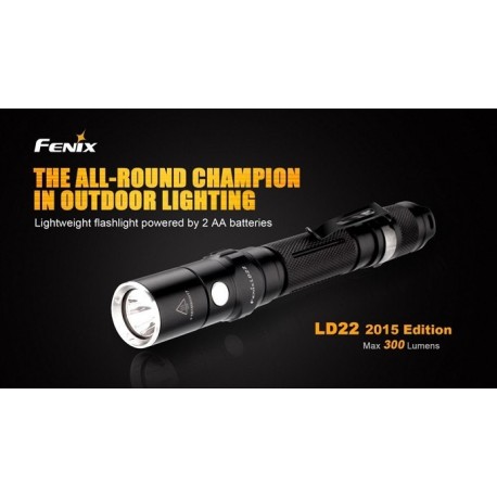 Linterna Led Fénix Ld22 300 Lumens Y 6 Modos