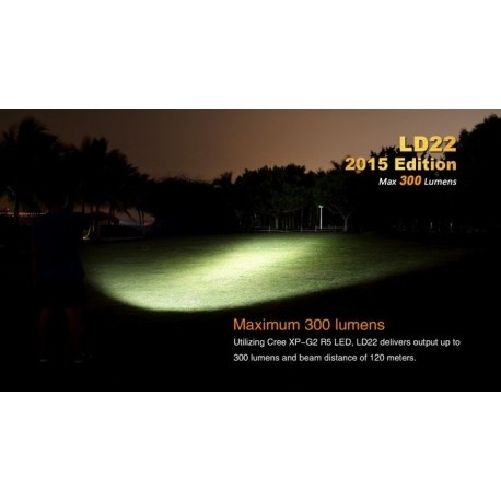 Linterna Led Fénix Ld22 300 Lumens Y 6 Modos