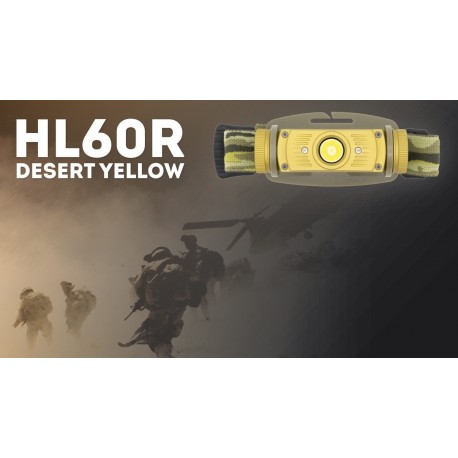 Frontal Led Fénix HL60R 950 Lúmenes (micro usb recargable-incluye batería 18650)