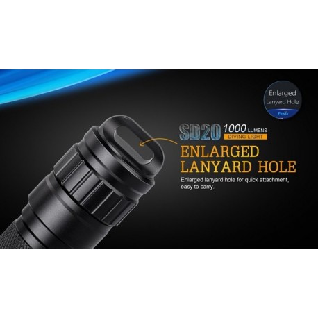 Linterna Led Fénix Sd20 1000 Lúmens Sumergible
