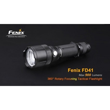 Linterna Led Fénix enfocable FD41 900 Lumens Y 5 Modos Regalamos batería ARB-L18-2600U
