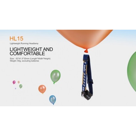 Frontal Fénix HL15 200 lúmenes (2 X AAA)