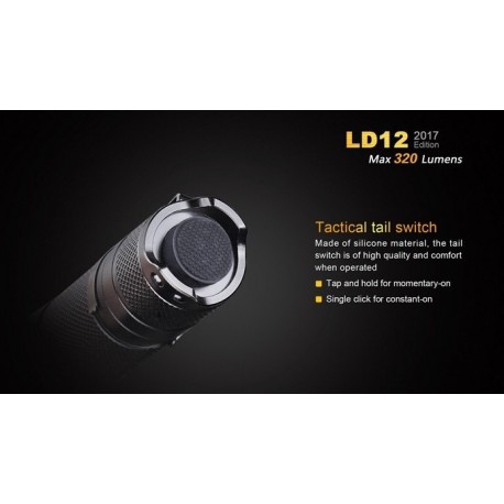 Linterna Led Fénix Ld12 320 Lumens Y 5 Modos