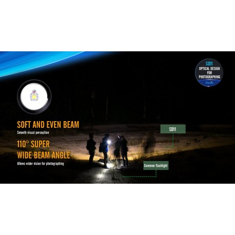 PackSD11: Linterna Fénix SD11+Batería ARB-L18-2600+Cargador ARE-X1+