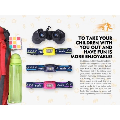 Frontal Led Fénix HL16 70 lúmenes