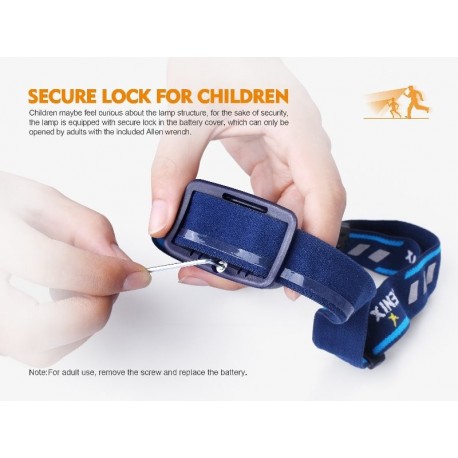 Frontal Led Fénix HL16 70 lúmenes