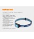 Frontal Fénix HL12R 400 lúmenes recargable USB de litio polimero