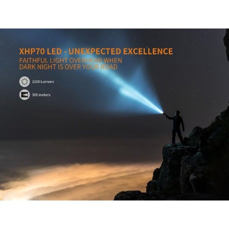 Linterna Fénix TK35 3200 lúmenes recargable