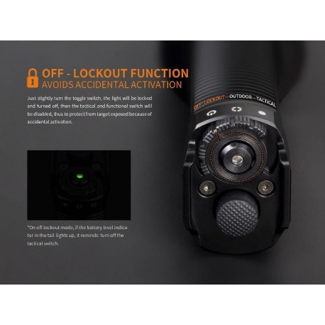 Linterna Fénix TK35 3200 lúmenes recargable