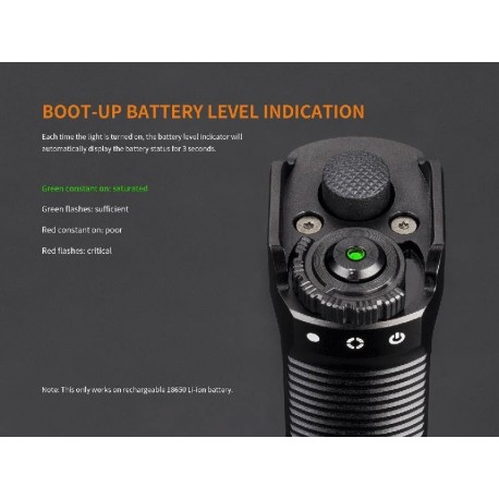 Linterna Fénix TK35 3200 lúmenes recargable