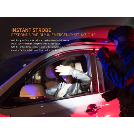 Linterna Fénix TK35 3200 lúmenes recargable