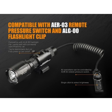 Linterna Fénix TK25Red ROJA 1000 lúmenes Color blanco y rojo