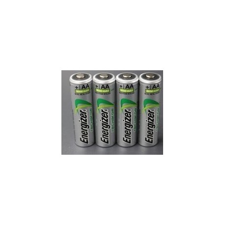 Célula Ni-MH AA Energizer Precargada-1.2V-2Ah - Embalaje Retractil 4 unidades