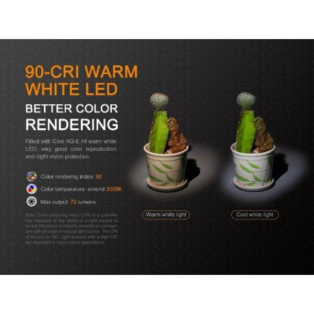 Linterna Fénix LD02V2.0 70 Lúmens blanco y 200 mW Ultravioleta