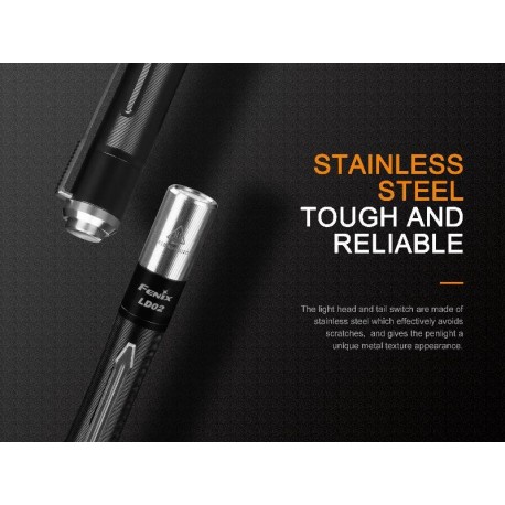 Linterna Fénix LD02V2.0 70 Lúmens blanco y 200 mW Ultravioleta