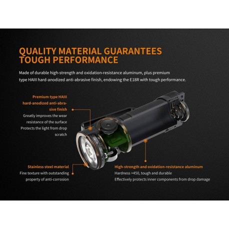 Linterna Fenix E18R 750 lúmenes