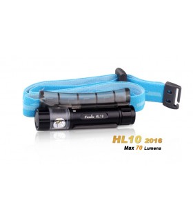 Frontal y linterna HL10 70 lúmenes (3 modos) Tres Color