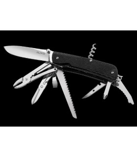 Trekker LD51-B, operación con una sola mano y cuchilla bloqueable