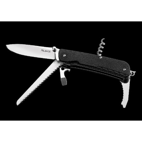 Trekker LD32-B, operación con una sola mano y cuchilla bloqueable