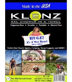 TOALLA KLENZ PARA DUCHA 120 x 60 CMS (1 UNIDAD) Ref. KLSiaT