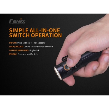 Fénix E30R 1600 Lúmenes recargable 18650 incluida