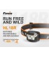 Frontal Fenix HL18R 400 lúmenes trailrunning (funciona con batería recargable incluida o 3 pilas AAA Alcalinas)
