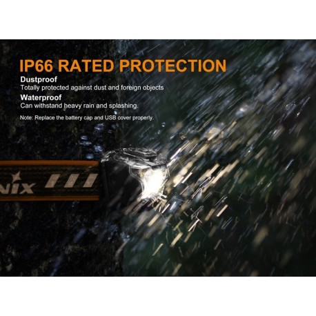 Frontal Fenix HL18R 400 lúmenes trailrunning (funciona con batería recargable incluida o 3 pilas AAA Alcalinas)