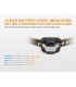 Frontal Fenix HL18R 400 lúmenes trailrunning (funciona con batería recargable incluida o 3 pilas AAA Alcalinas)