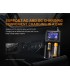 Cargador Fenix ARE-A2 de dos vías digital múltiples baterías