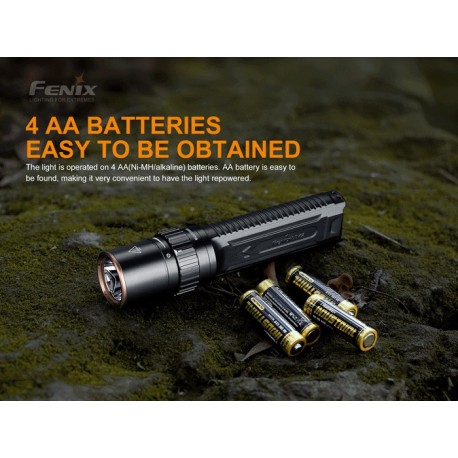 Linterna Fénix LD42 1000 lumenes (4 pila AA incluidas)