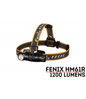 Frontal HM61R 1200 lúmenes (luz roja y blanca)