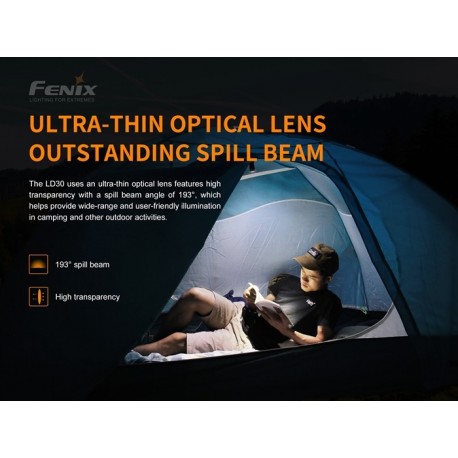 Fénix LD30 1600 Lúmenes recargable 18650 incluida