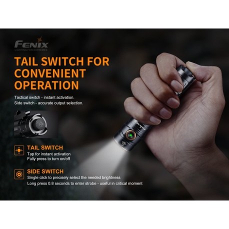 Fénix LD30 1600 Lúmenes recargable 18650 incluida