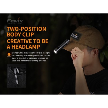 Fénix LD30 1600 Lúmenes recargable 18650 incluida