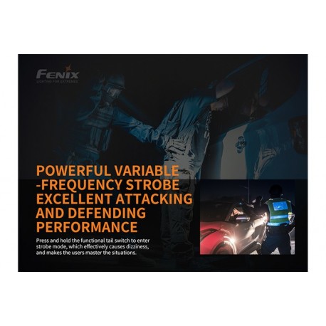 Linterna TK26R + Cono tráfico blanco AOT-02 + Funda de cordura